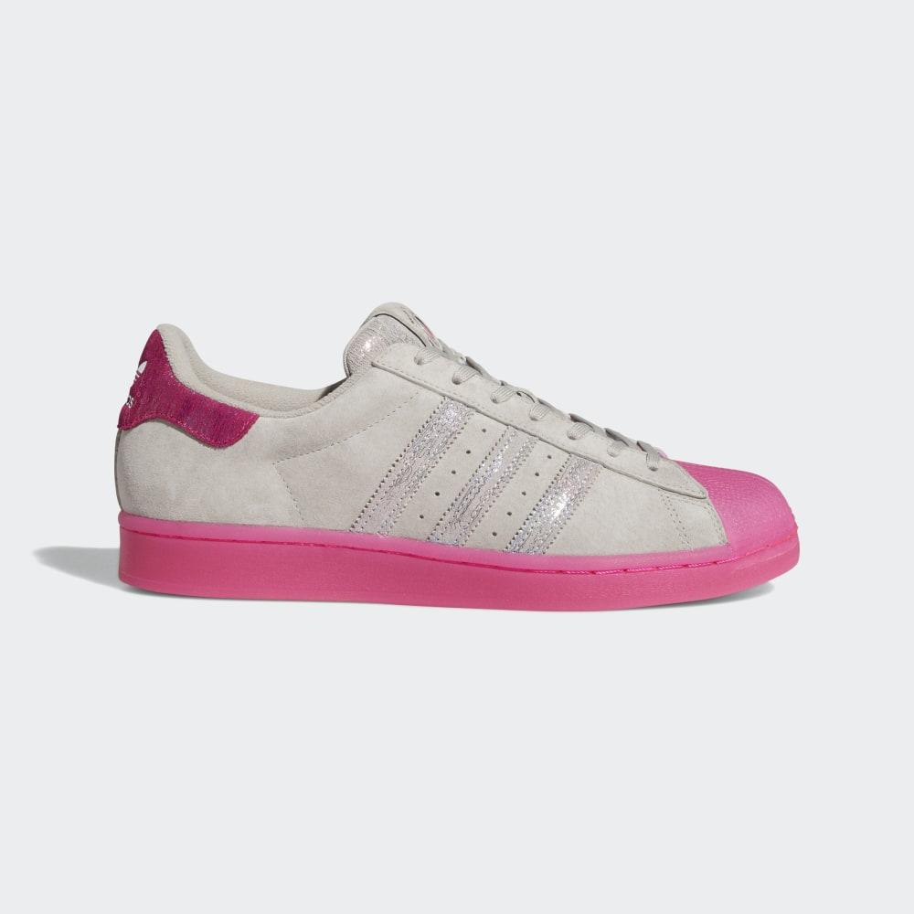 Originals Adidas Chicago Plays Harder, Chicago Works Harder Superstar Barbati Romania - Gri/Roz/Alba